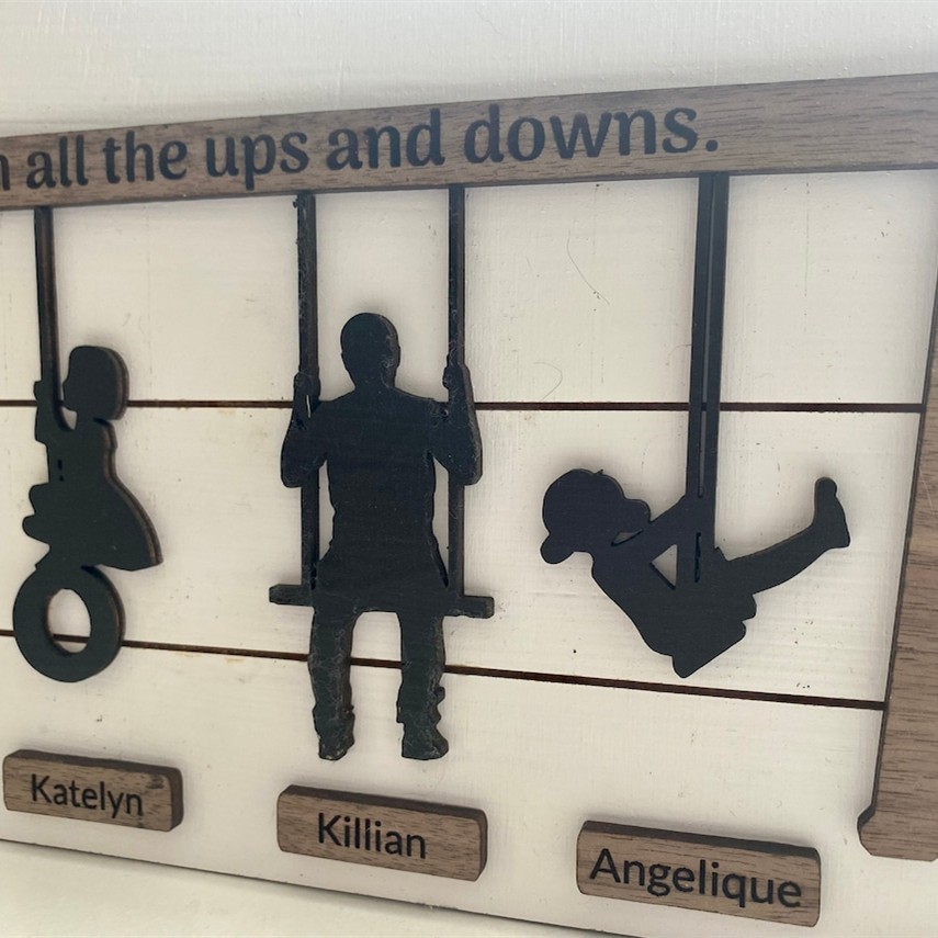 Personalized Swing Set Sign For Mother’s Day Gift