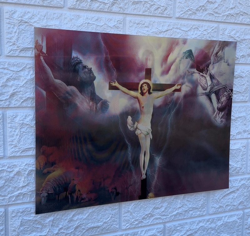 Jesus Lives – 3D Lenticular Sacred Art