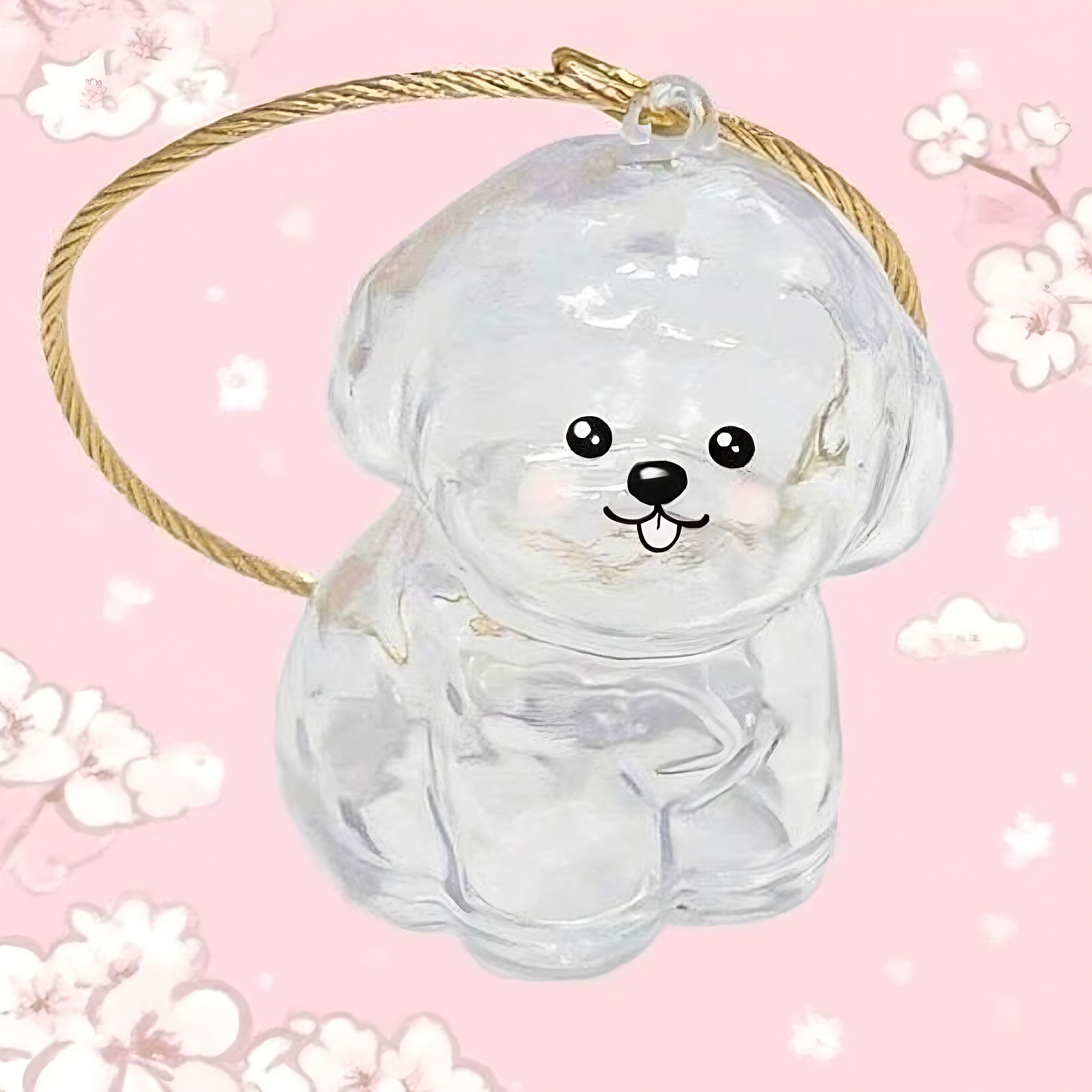 Dog Hair Souvenir Keychain Transparent Dog Hair Memory Capsule Jewelry Dog Hair Storage Suitable for Pet Lovers