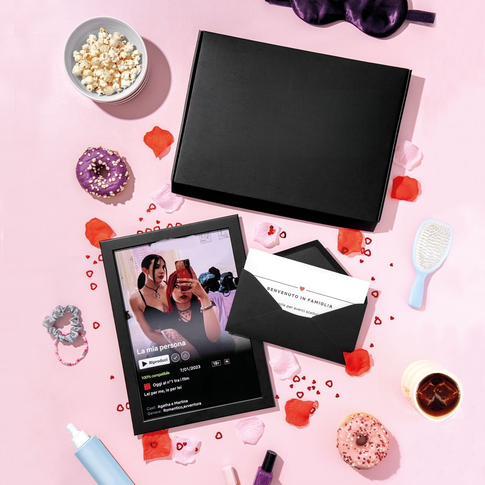 Cornice Per Foto Personalizzata In Stile Poster Di Film, Titolo Personalizzato E Testo, Regalo Di Visualizzazione Dei Ricordi